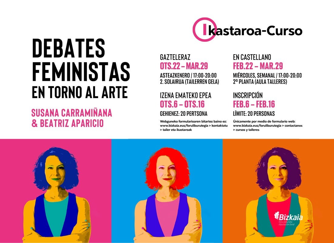 Ikastaroa: Debates feministas en torno al arte