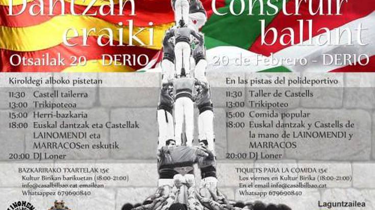 Dantzan eraiki / Construir Ballant jaia egingo dute zapatuan, Derion