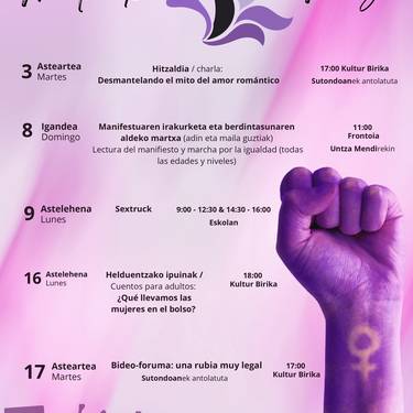 'Desmantelando el mito del amor romántico' hitzaldia