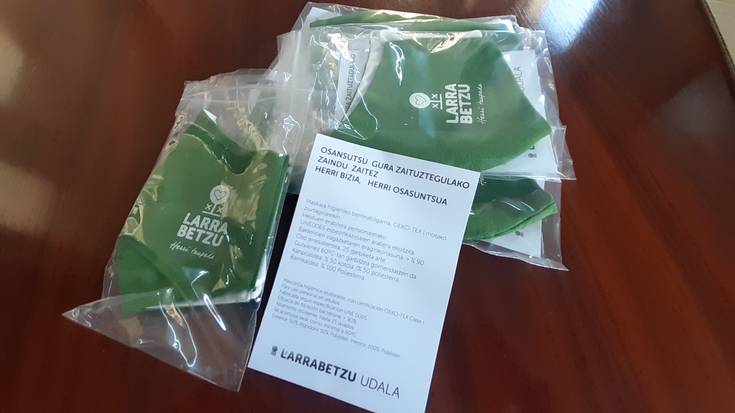 Musuko berrerabilgarriak salgai Larrabetzun