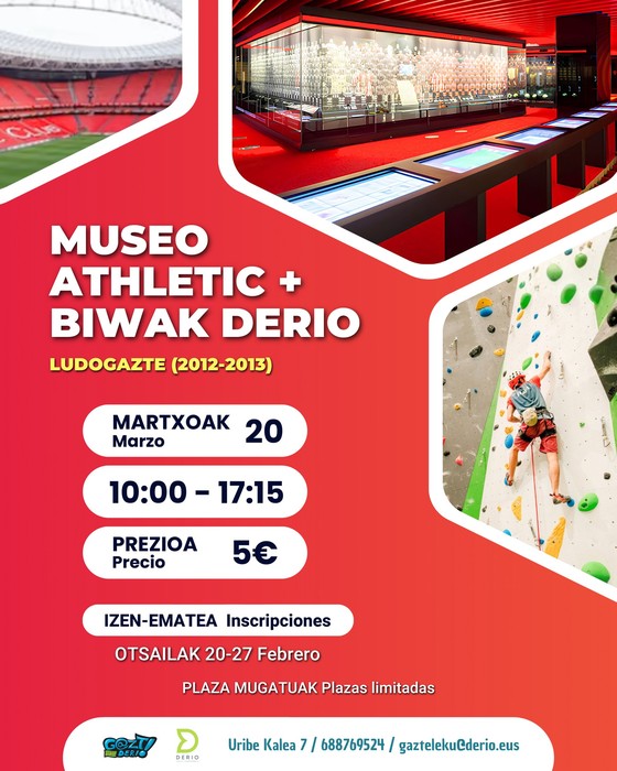 Athleticen museoa + Biwak Derio irteera