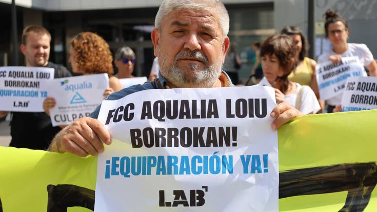 Loiuko FCC Aqualiako langileek greba mugagabeari ekin diote
