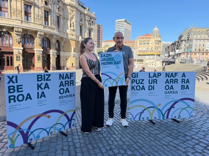 ‘Zazpi jauziz, herri bat’, Gure Eskuk dantzan jarriko ditu hiriburuak urriaren 25ean