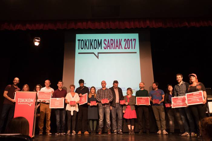 Hiruka, Anboto eta Baleike argitalpenek jaso dute TOKIKOM Saria