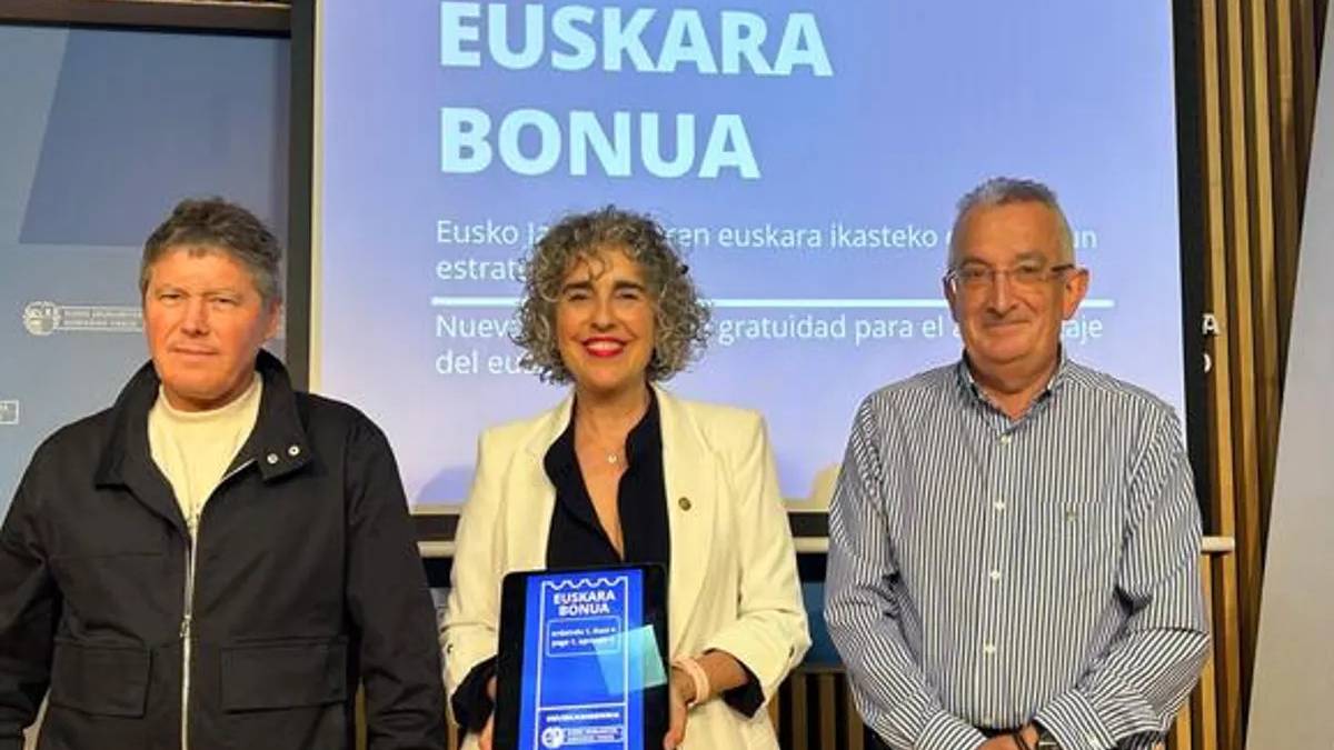 Eusko Jaurlaritzak ‘Euskara Bonua’ aurkeztu du, euskara ikasteko doako eredu berria