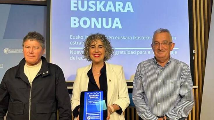 Eusko Jaurlaritzak ‘Euskara Bonua’ aurkeztu du, euskara ikasteko doako eredu berria