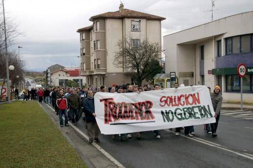 Troquenor enpresako langileak greban 