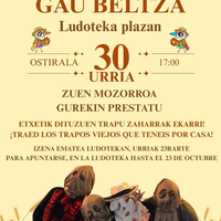 Gau beltza: mozorroa prestatu