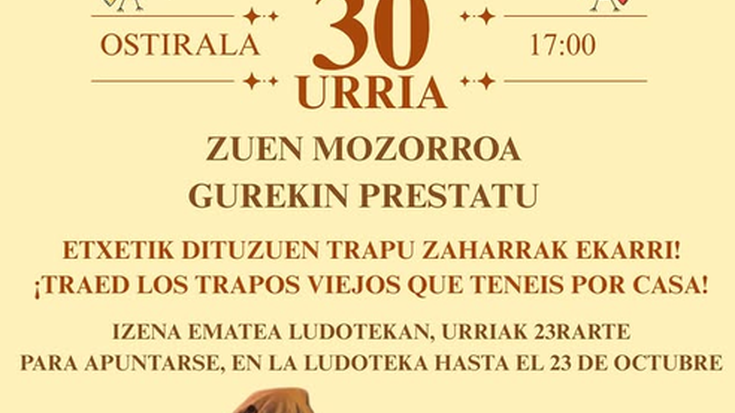 Gau beltza: mozorroa prestatu