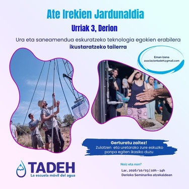 Tadeh erakundearen ate irekien jardunaldia