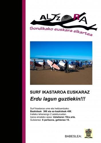 Surf ikastaroa