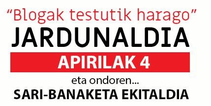 "Blogak testutik harago" jardunaldia egingo da Blogetan lehiaketa ixteko