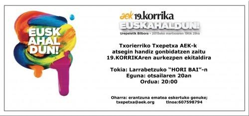 KORRIKA 19Aurkezpena
