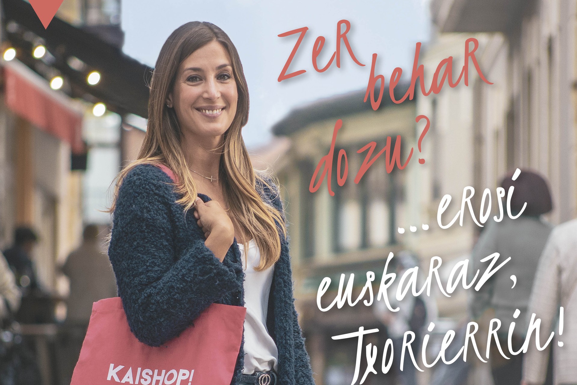Tokiko merkataritza eta erosketak euskaraz egitea sustatzeko kanpaina ipini da martxan