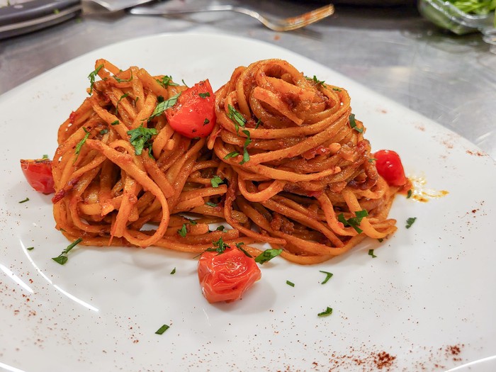 'All'Assassina' pasta