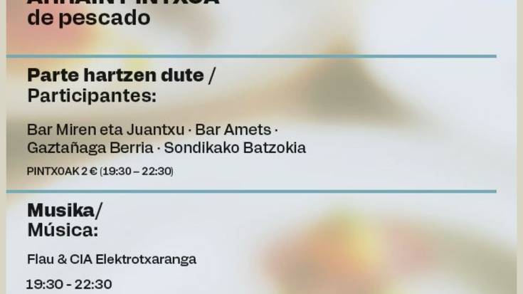 VII. Pintxotan: arrain pintxoa