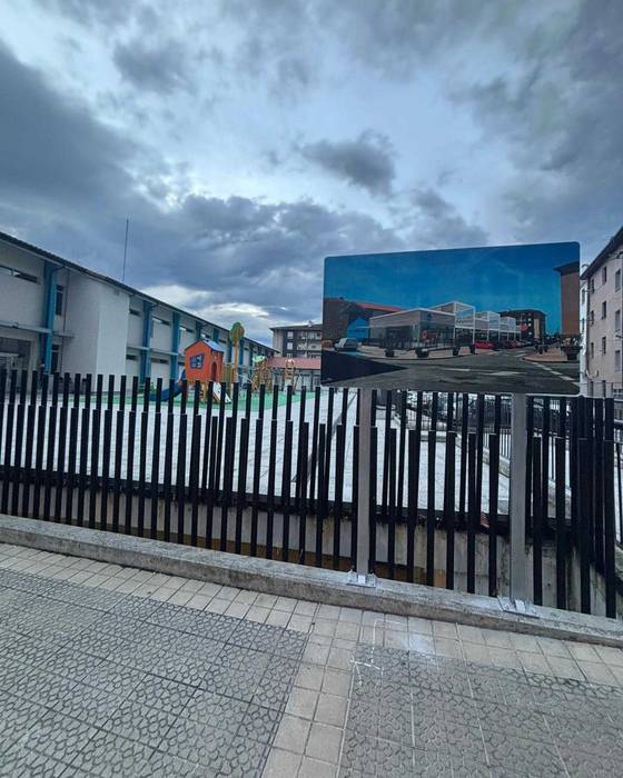 Zamudioko Kultura Etxeko estalkiaren proiektua, martxan