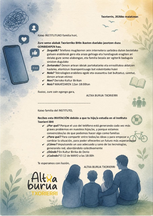 Txorierriko Altxa Burua taldearen aurkezpena