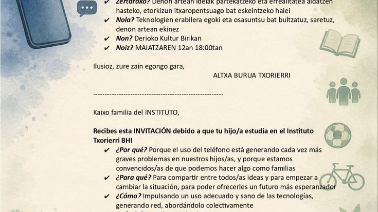 Txorierriko Altxa Burua taldearen aurkezpena
