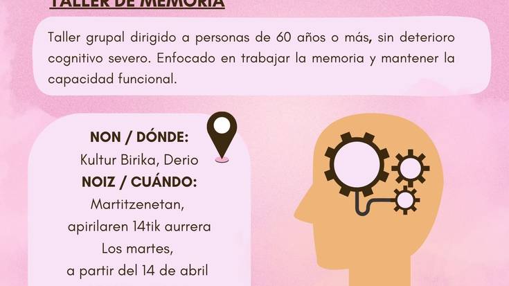 Memoria lantzeko tailerra