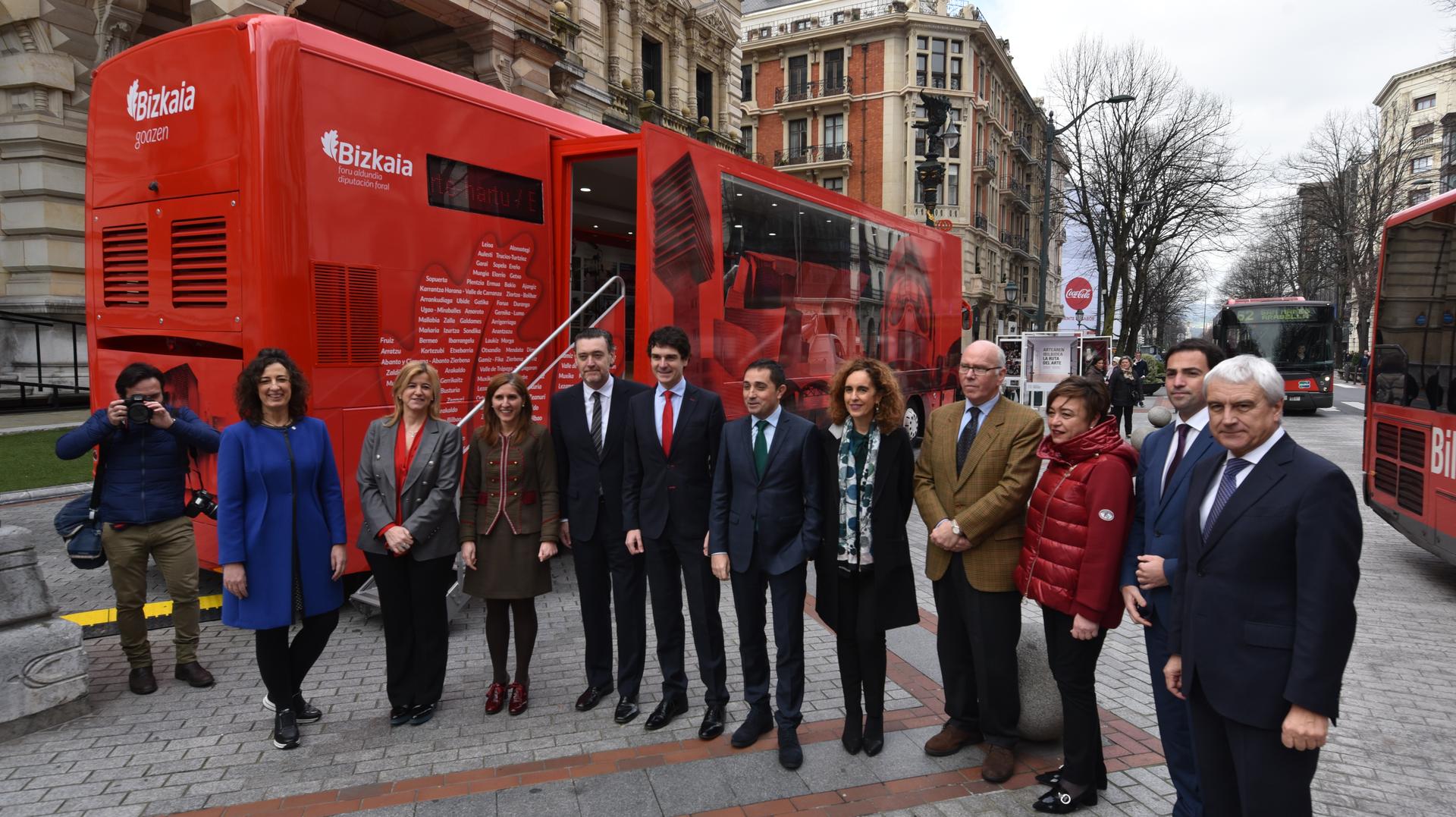 Aldundiaren autobus ibiltaria, bihartik aurrera, Txorierrin