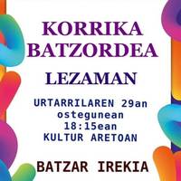 Lezamako Korrika Batzordeko bilera