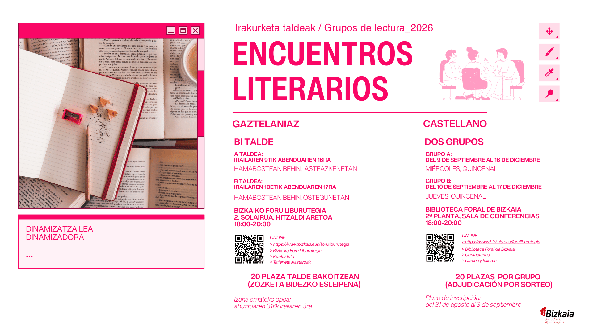 Encuentros literarios en castellano