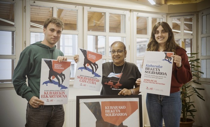 Kubara bidaltzeko oinarrizko produktuak bilduko dituzte Larrabetzun eta Derion