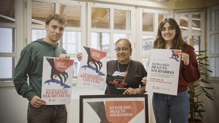 Kubara bidaltzeko oinarrizko produktuak bilduko dituzte Larrabetzun eta Derion