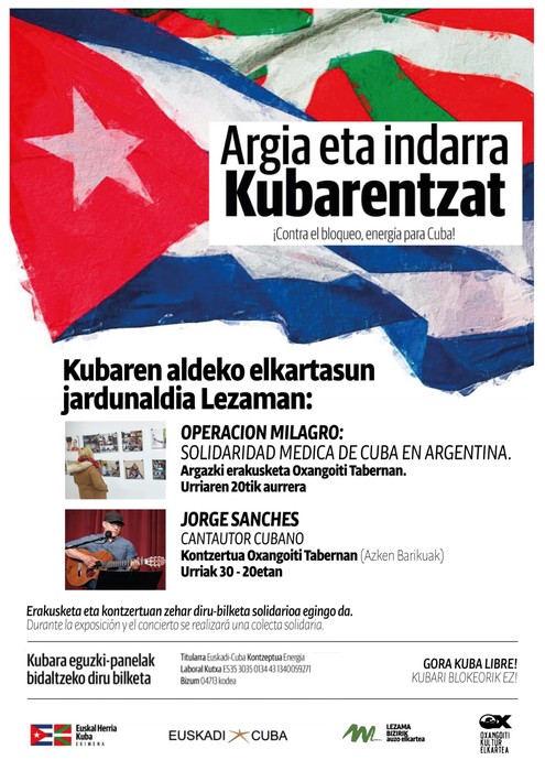 Kubaren aldeko elkartasun jaialdia