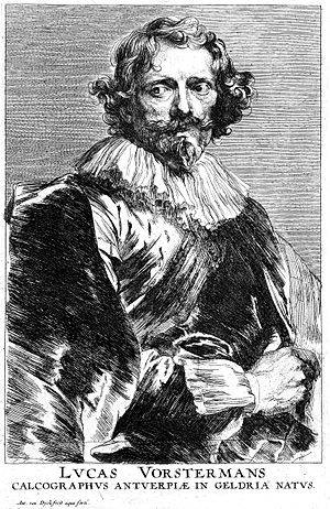 Erakusketa - Van Dyck. Bere obretan oinarritutako grabatuak
