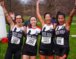 Beste Bira taldeko neskek laugarren postua lortu dute Euskadiko Kross Txapelketan