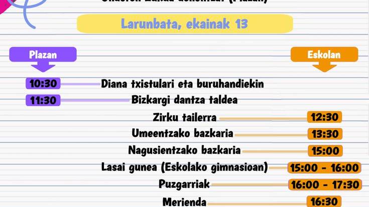 Eskolako Jaia