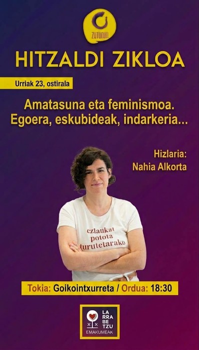 Zutunik taldeak antolatutako hitzaldi zikloa