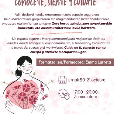 'Ezagutu, zaindu eta sentitu' ikastaroa