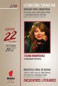 Literatura topaketak. Txani Rodríguez