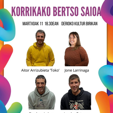 Korrikako bertso saioa
