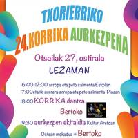 Txorierriko 24. Korrikaren aurkezpena