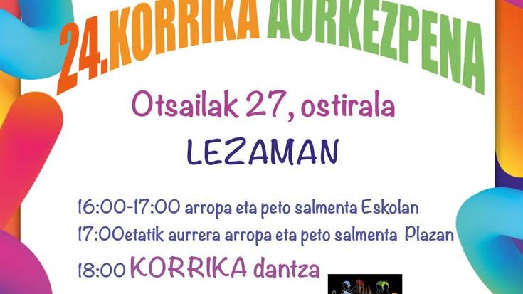 Txorierriko 24. Korrikaren aurkezpena