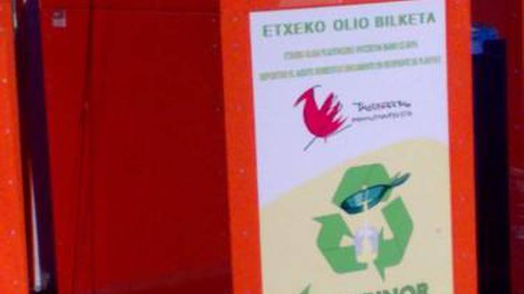 Olio erabilia biltzeko 25 edukiontzi jarriko dira Txorierrin