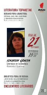 Literatura topaketak. Izaskun Gracia