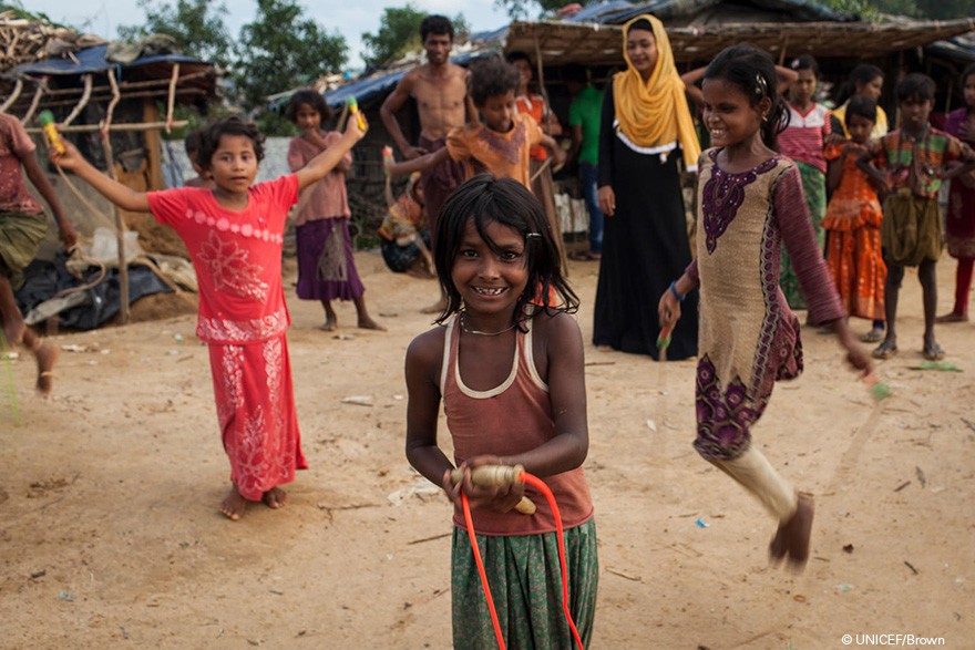 Rohingya etniako umeen aldeko ekimen solidarioa, Erandiogoikoan