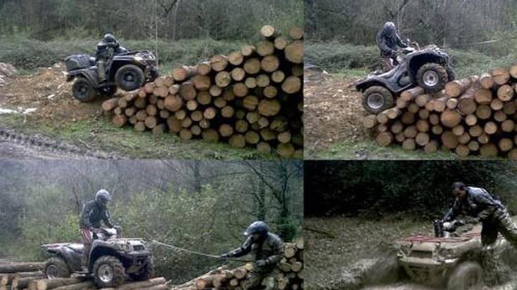 I Quad-trial libre, asteburuan Zamudion