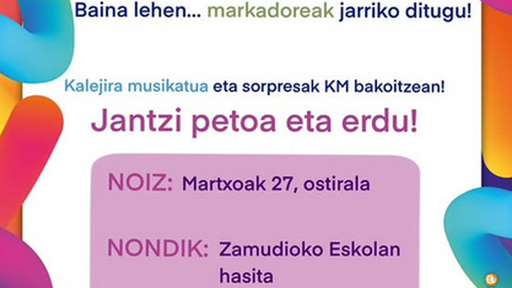 Korrikako markadoreak jartzeko deialdia