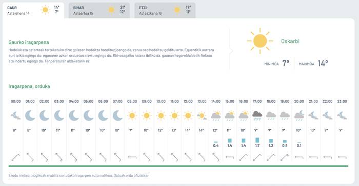 Hodeitsu eta euri txikia