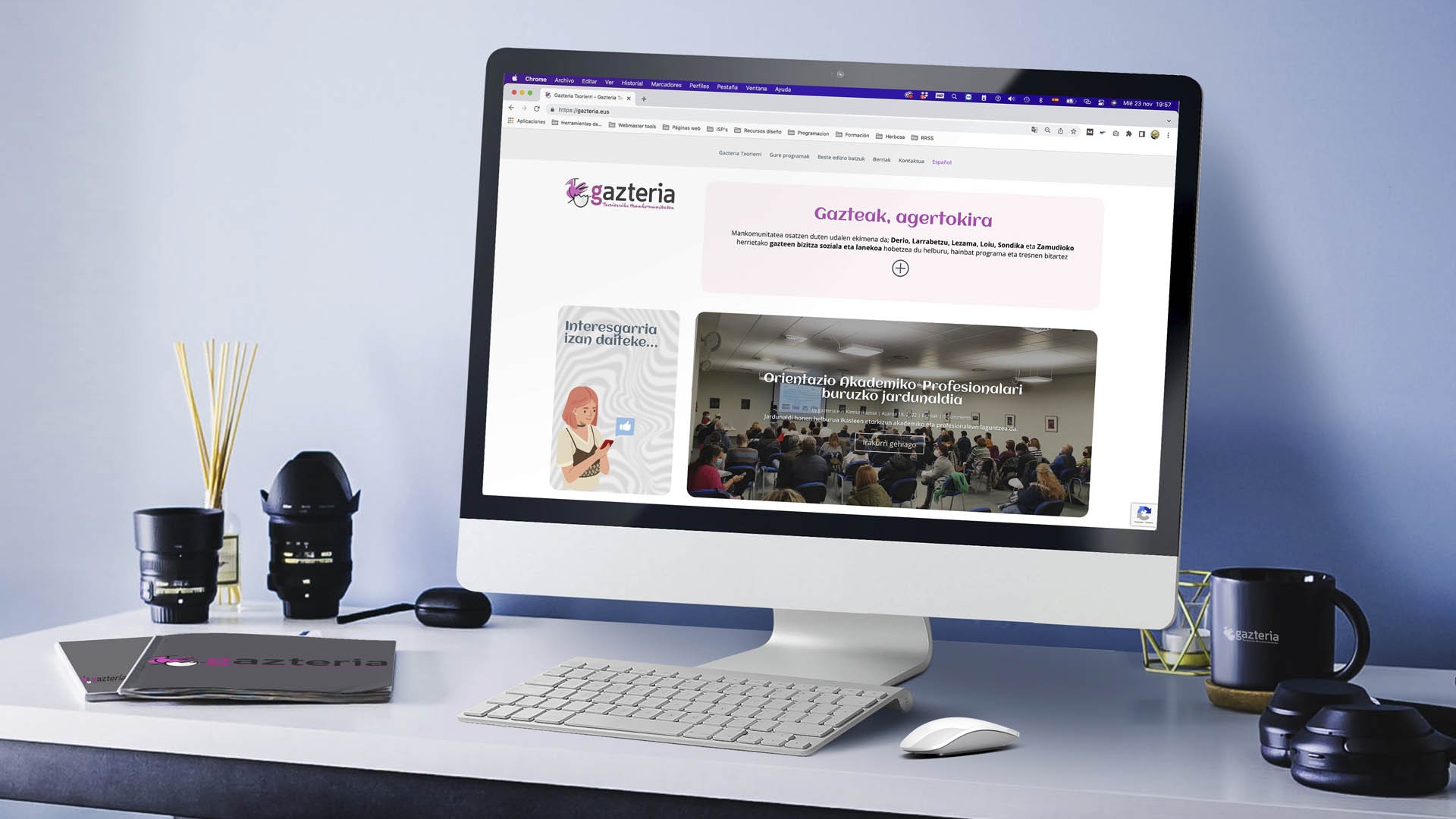 Gazteria.eus webgunea ipini du martxan Mankomunitateak