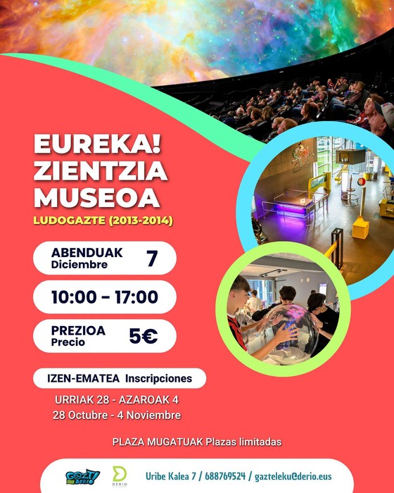 Eureka Zientzia Museora irteera