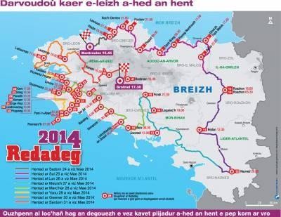 Bretainako KORRIKA - Ar Redadeg hasi da
