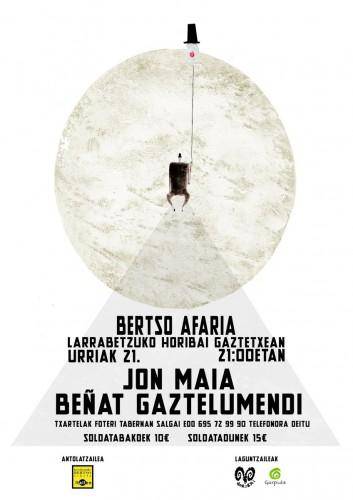 Jon Maia eta Beñat Gaztelumendi, Larrabetzuko Bertso Afarian