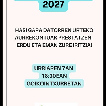 Aurrekontuetarako bilera